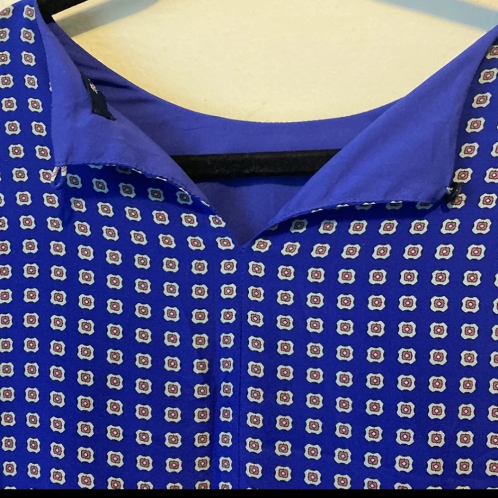 Madewell 100% Silk Ascot Grid Tee Dress - Picture 6 of 12